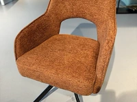 4x design eetkamerstoel tan brio - afbeelding 1 van  4