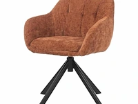 4x design eetkamerstoel tan brio - afbeelding 2 van  6