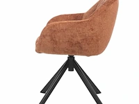 4x design eetkamerstoel tan brio - afbeelding 3 van  6