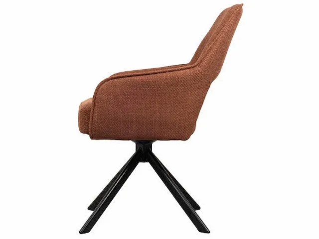 4x design eetkamerstoel tan - afbeelding 3 van  5
