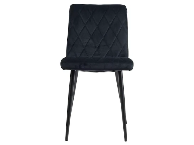 4x design eetkamerstoel zwart - afbeelding 2 van  4