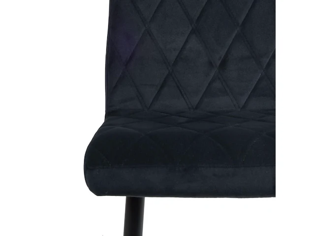 4x design eetkamerstoel zwart - afbeelding 3 van  4