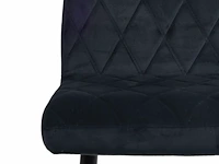 4x design eetkamerstoel zwart - afbeelding 3 van  4