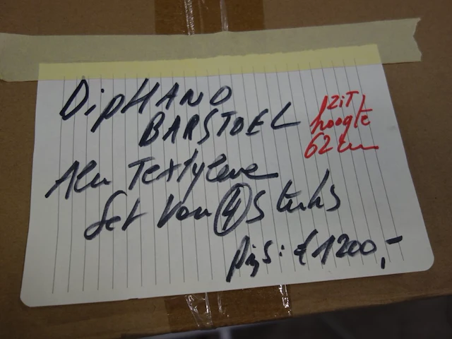 4x diphano barstoel - afbeelding 5 van  5