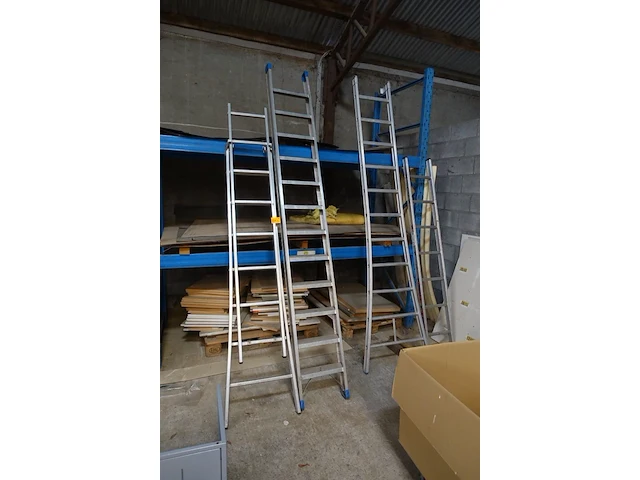 4x diverse alu ladder - afbeelding 1 van  1