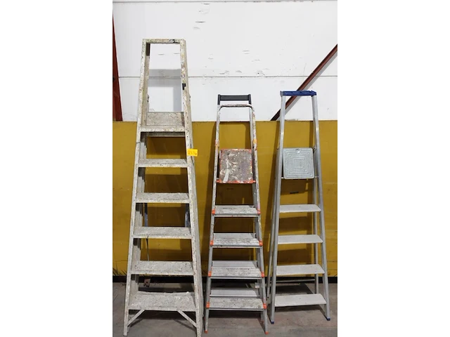 4x diverse alu ladder - afbeelding 1 van  1