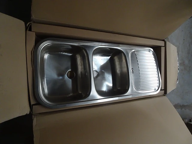 4x diverse inox spoelbak - afbeelding 8 van  8