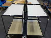 4x diverse verrijdbare karren - afbeelding 1 van  2