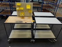 4x diverse verrijdbare karren - afbeelding 2 van  2