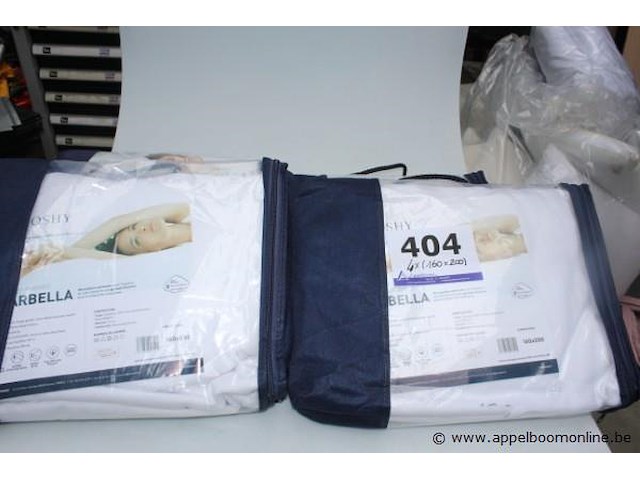 4x donsdeken moshy, afm 160x200 - afbeelding 1 van  1