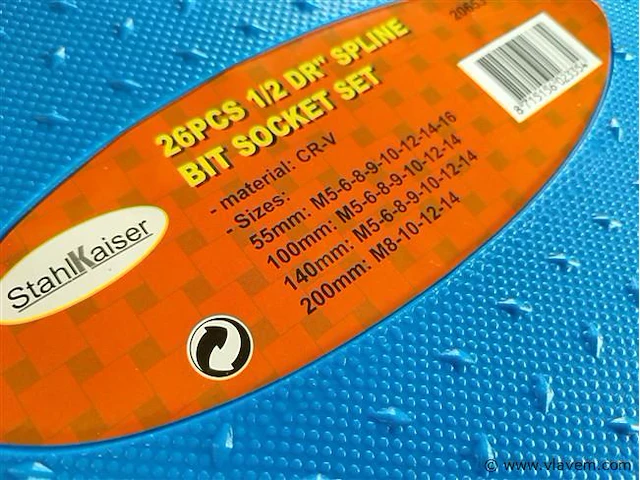 4x doppenset 1/2" - afbeelding 7 van  16