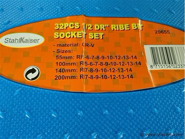 4x doppenset 1/2" - afbeelding 9 van  16