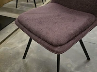 4x eetkamerstoel brink winered fabrics - afbeelding 3 van  4