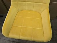 4x eetkamerstoel yiri yellow velvet - afbeelding 3 van  7