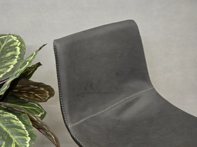 4x eetkamerstoel york grey pu - afbeelding 2 van  7