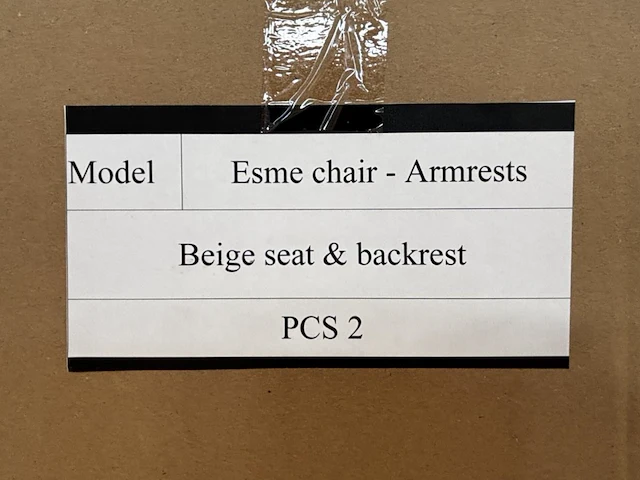 4x esme chair - armrest - afbeelding 8 van  9