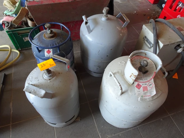 4x gasfles - afbeelding 2 van  2