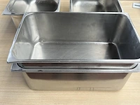 4x gastro rvs bak - afbeelding 1 van  2