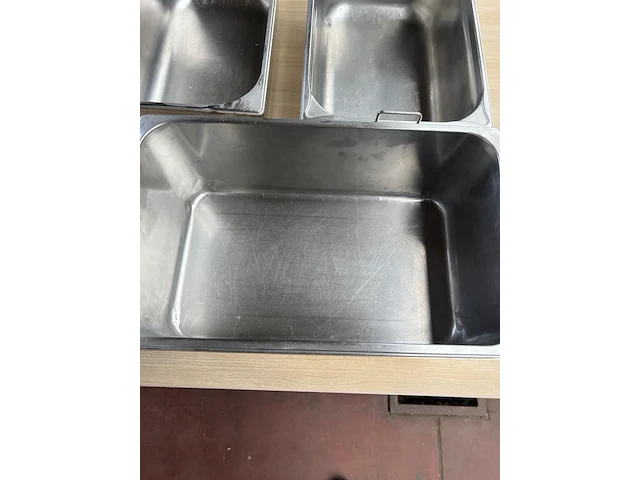 4x gastro rvs bak - afbeelding 2 van  2