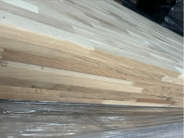 4x gelamelleerd eiken werkblad 20mm - afbeelding 3 van  4