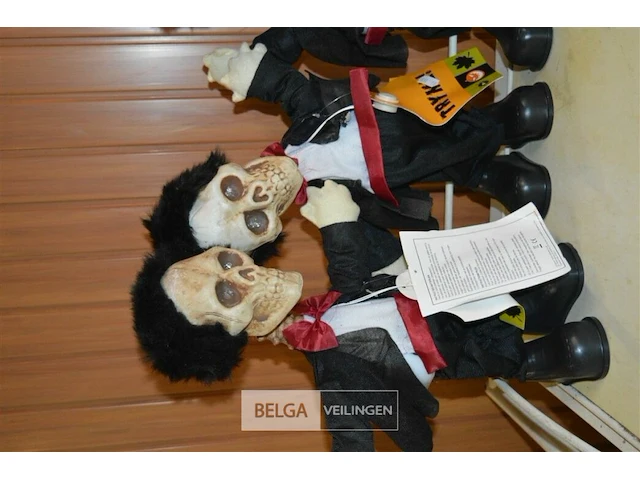4x halloween skelet op batterijen - afbeelding 3 van  3