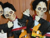 4x halloween skelet op batterijen - afbeelding 3 van  4