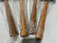 4x hamer met houten steel - afbeelding 1 van  3