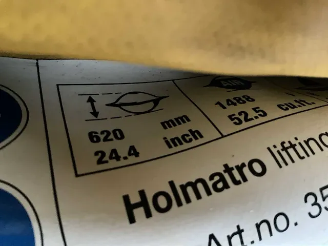 4x hefkussen (lagedruk) holmatro lab 8 + toebehoren - afbeelding 2 van  11