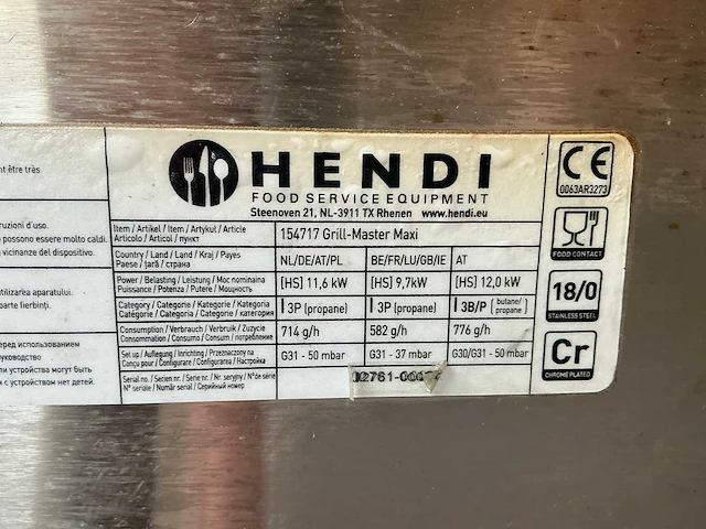 4x hendi grill & bak plaat - afbeelding 2 van  5