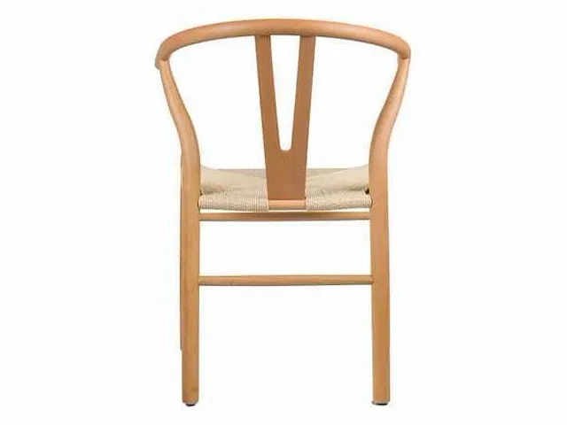 4x houten designstoel naturel - afbeelding 4 van  5