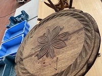 4x houten onderstel en 1 tafelblad - afbeelding 1 van  6