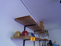 4x houten schap - afbeelding 2 van  6