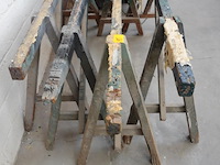 4x houten schraag - afbeelding 2 van  2