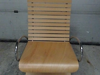 4x houten stoel - afbeelding 1 van  5