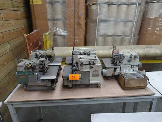 4x industriële naaimachine pegasus + 1x brother - afbeelding 1 van  14