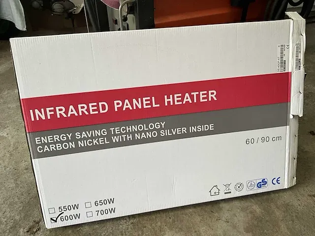 4x infraroodpaneel(600w) - afbeelding 1 van  6