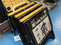 4x inklapbare werkbank - afbeelding 1 van  3