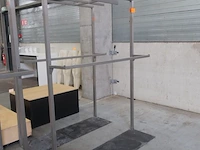 4x inox kledingrek - afbeelding 2 van  4