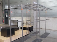 4x inox kledingrek - afbeelding 4 van  4