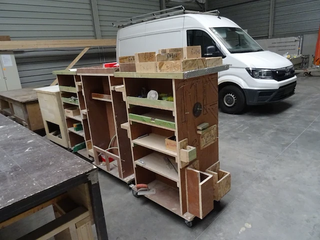 4x kast op wielen - afbeelding 7 van  7