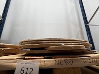 4x keramische salontafelblad organic nero - 1044x705mm - afbeelding 2 van  2
