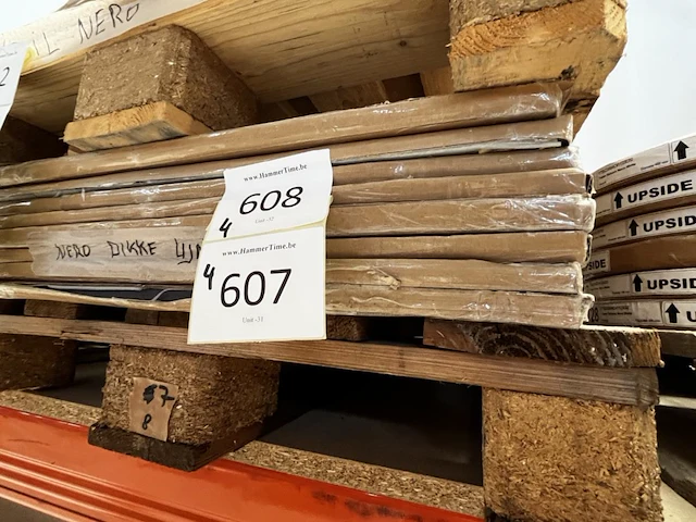 4x keramische salontafelblad rectangular nero - 700x1200mm - afbeelding 2 van  3