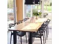 4x kiki zwart design tuinstoelen - afbeelding 1 van  8