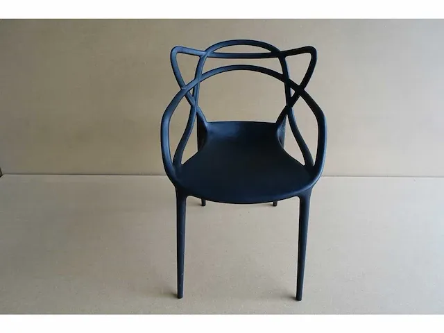 4x kiki zwart design tuinstoelen - afbeelding 2 van  8