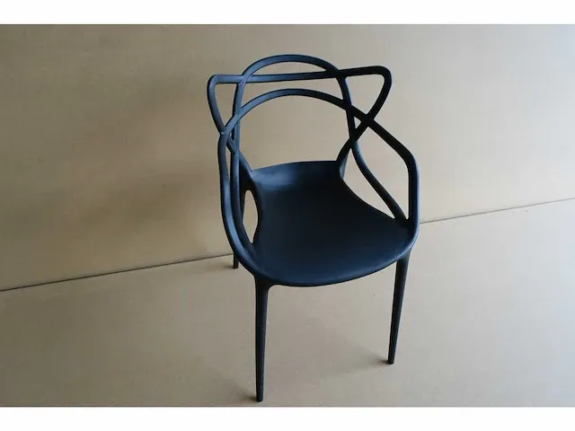 4x kiki zwart design tuinstoelen - afbeelding 3 van  8