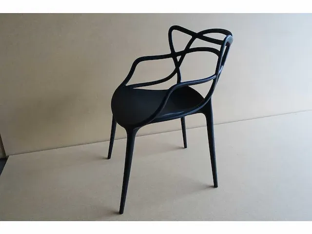 4x kiki zwart design tuinstoelen - afbeelding 5 van  8