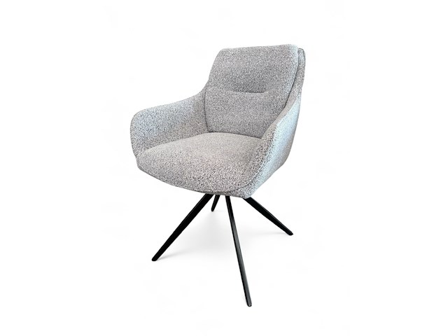 4x kuipstoel bouclé met terugdraai functie - afbeelding 1 van  1