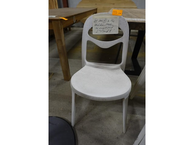 4x kunststoffen stoel - afbeelding 1 van  3