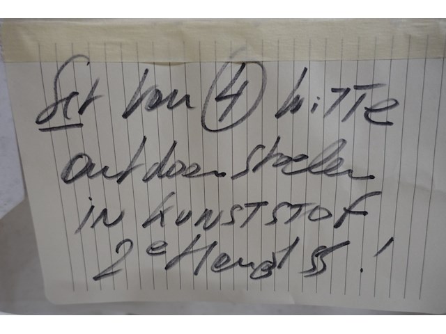 4x kunststoffen stoel - afbeelding 3 van  3