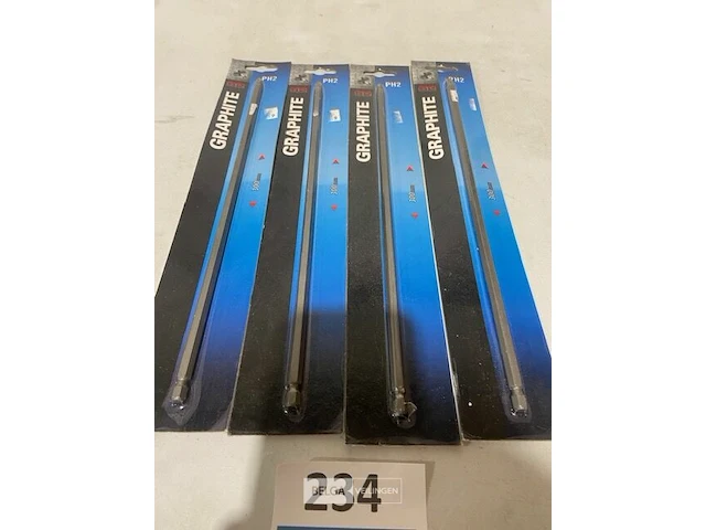 4x lange bits ph2 lengte 300mm - afbeelding 1 van  3